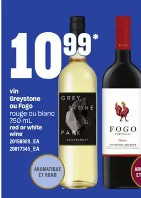 Provigo Vin greystone ou fogo, 750 ml offer