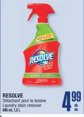 Jean Coutu Resolve laundry stain remover offer