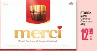 Jean Coutu Storck merci chocolates offer