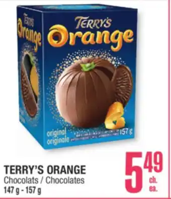 Jean Coutu Terry's orange chocolates offer