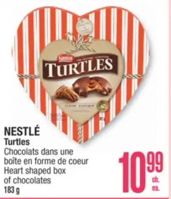 Jean Coutu Nestlé turtles heart shaped box of chocolates offer