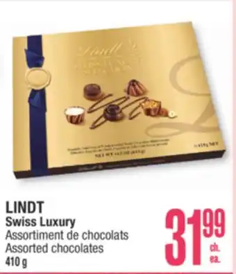 Jean Coutu Lindt swiss luxury assorted chocolates offer