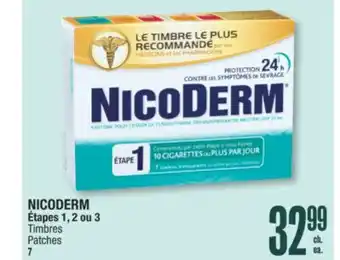 Jean Coutu Nicoderm étapes 1, 2 ou 3 offer