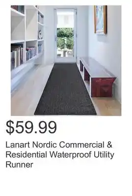 Costco Lanart Nordic Commercial & Residential Waterproof Utility Runner offer