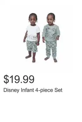 Costco Disney Infant 4-piece Set offer