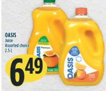 Marché Adonis OASIS Juice offer