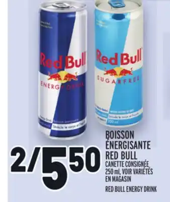 Metro BOISSON ÉNERGISANTE RED BULL | RED BULL ENERGY DRINK offer