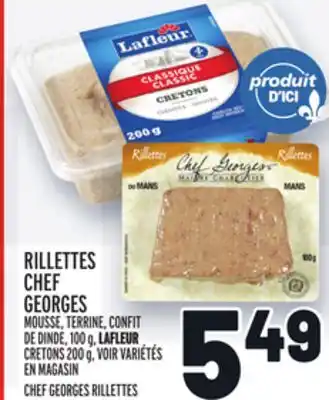 Metro RILLETTES CHEF GEORGES | CHEF GEORGES RILLETTES offer