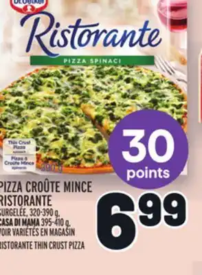 Metro PIZZA CROÛTE MINCE RISTORANTE DR. OETKER | DR. OETKER RISTORANTE THIN CRUST PIZZA offer