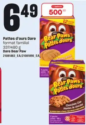 Provigo PATTES D'OURS DARE, 337/480 g offer