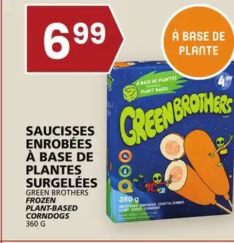 Rachelle-Bery Grocery GREEN BROTHERS FROZEN PLANT-BASED CORNDOGS offer