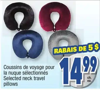 Jean Coutu Selected neck travel pillows offer