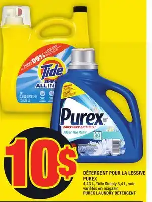 Super C DÉTERGENT POUR LA LESSIVE PUREX | PUREX LAUNDRY DETERGENT offer