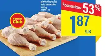 Maxi pilons de poulet offer