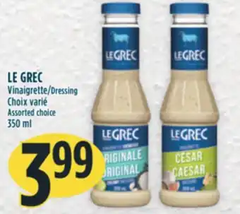 Marché Adonis LE GREC Vinaigrette offer