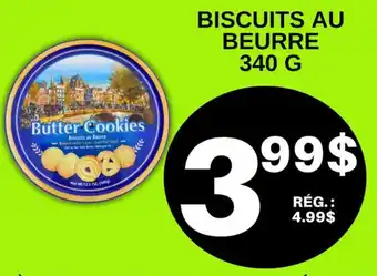 Korvette BISCUITS AU BEURRE 340G offer
