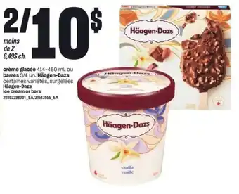 Provigo Häagen-Dazs Ice Cream or Bars offer