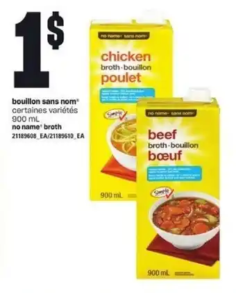 Provigo No Name Broth offer