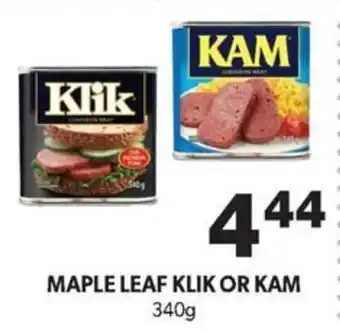 MAPLE LEAF KLIK OR KAM 340g