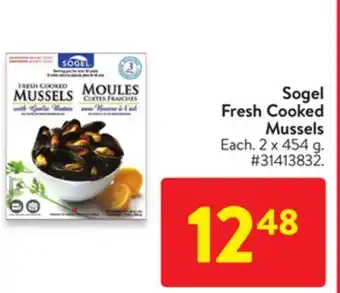 Walmart Sogel Fresh Cooked Mussels offer