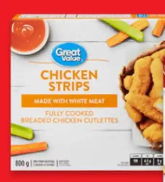 Walmart Great Value Breaded Chicken Strips offer