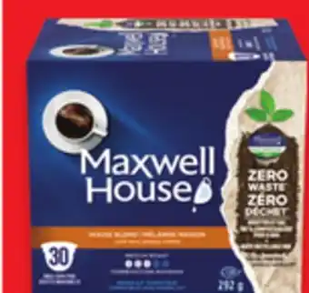 Walmart Maxwell House Coffee Pods 30s offer