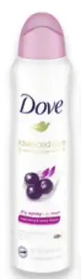 Walmart Dove Dry Spray 107 g offer
