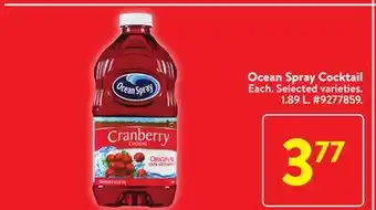 Walmart Ocean Spray Cocktail offer