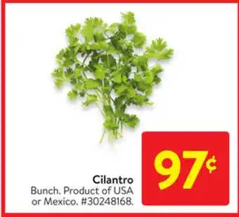 Walmart Cilantro offer