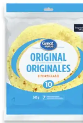 Walmart Great Value 7 Tortillas offer