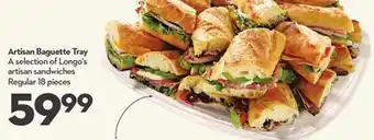 Longo's Artisan Baguette Tray offer