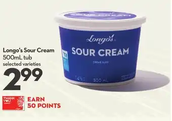 Longo's Longo's Sour Cream offer
