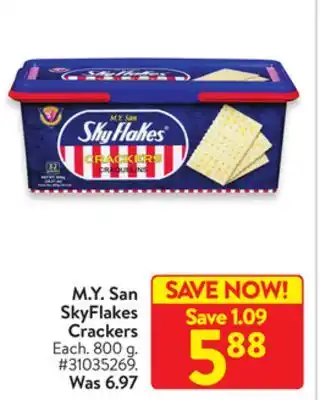 Walmart M.Y. San SkyFlakes Crackers offer