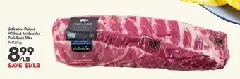 Longo's duBreton Raised Without Antibiotics Pork Back Ribs offer