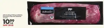 Longo's duBreton Raised Without Antibiotics Marinated or Plain Pork Tenderloin offer