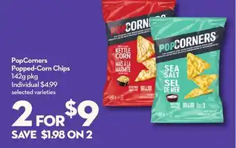Longo's PopCorners Popped-Corn Chips offer