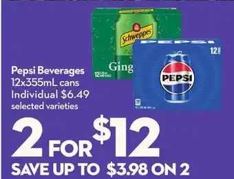 Longo's Pepsi Beverages offer