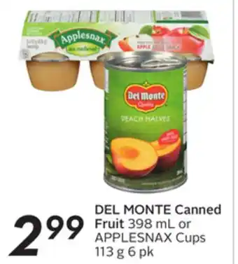 Sobeys DEL MONTE Canned Fruit offer