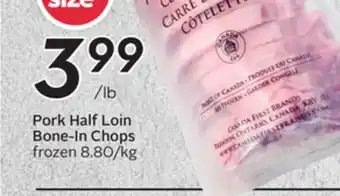 Sobeys Pork Half Loin Bone-In Chops offer
