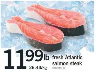 Fortinos FRESH ATLANTIC SALMON STEAK offer