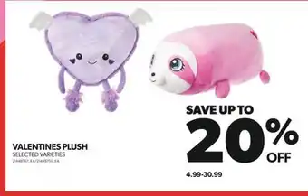 Real Canadian Superstore VALENTINES PLUSH offer