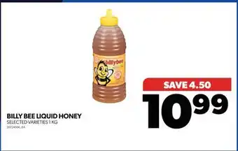 Real Canadian Superstore BILLY BEE LIQUID HONEY, 1 KG offer