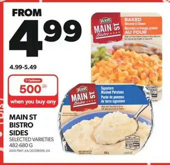 Real Canadian Superstore MAIN ST BISTRO SIDES, 482-680 G offer