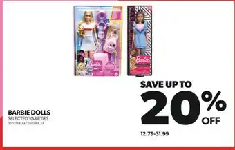 Real Canadian Superstore BARBIE DOLLS offer