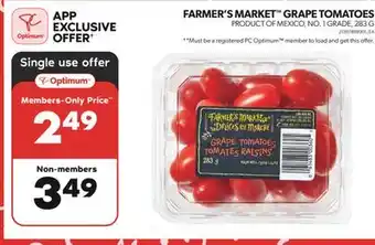 Real Canadian Superstore FARMER'S MARKET GRAPE TOMATOES, 283 G offer