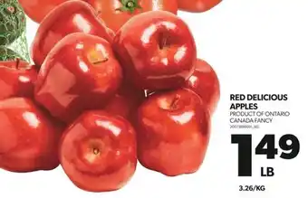 Real Canadian Superstore RED DELICIOUS APPLES offer