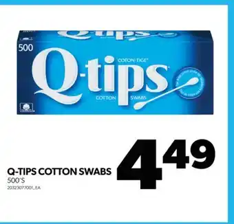 Real Canadian Superstore Q-TIPS COTTON SWABS, 500'S offer