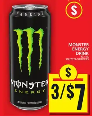 Food Basics MONSTER ENERGY DRINK offer