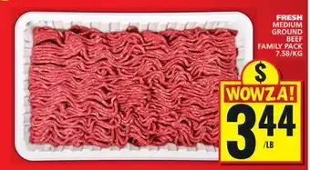 Food Basics FRESH MEDIUM GROUND BEEF offer