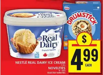 Food Basics NESTLÉ REAL DAIRY ICE CREAM OR NOVELTIES offer